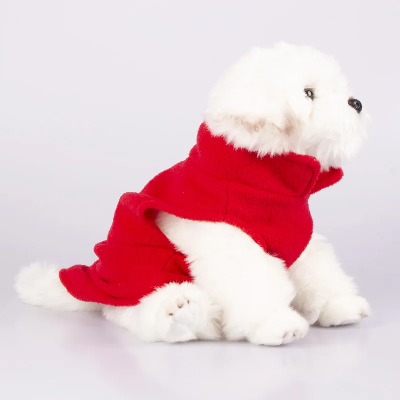 Fleece Dog Clothes,For Small Dogs,Spring Autumn,Warm