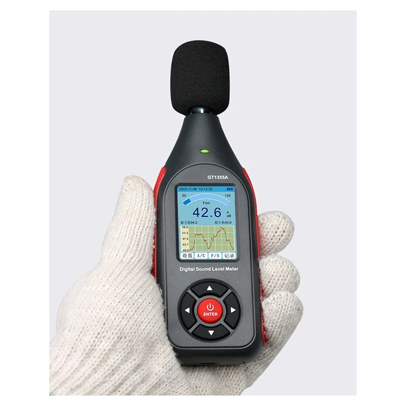 HOT SALE Digital Noise Meter With Condenser Microphone Digital Sound Level Meter Noise Tester Sound Detector Decible Monitor 2