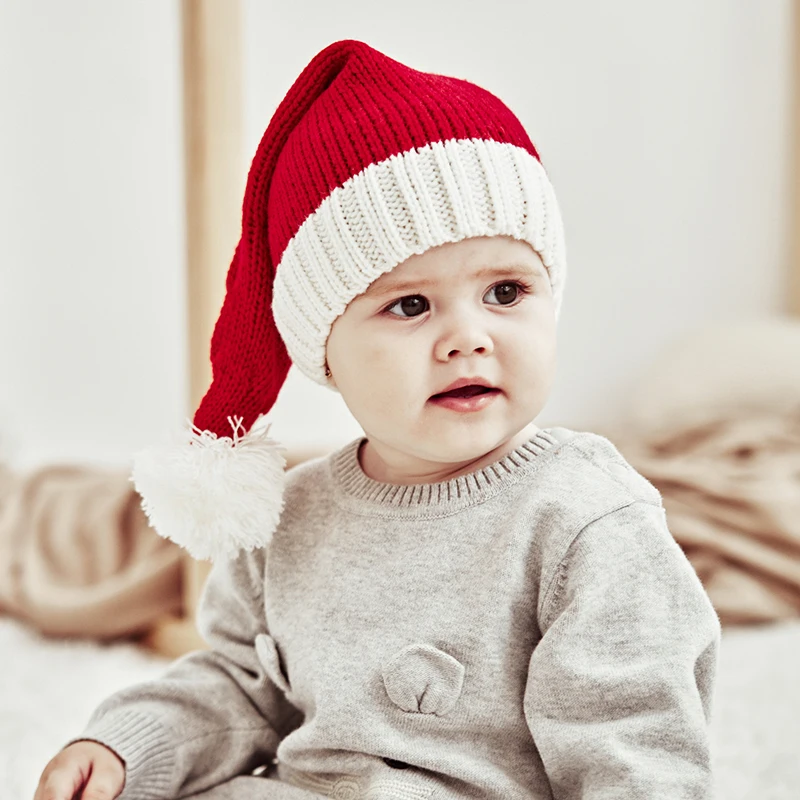 Christmas Hat Winter Warm New Knitted Cute Adult Children New Year Party Children Gift Christmas Decoration