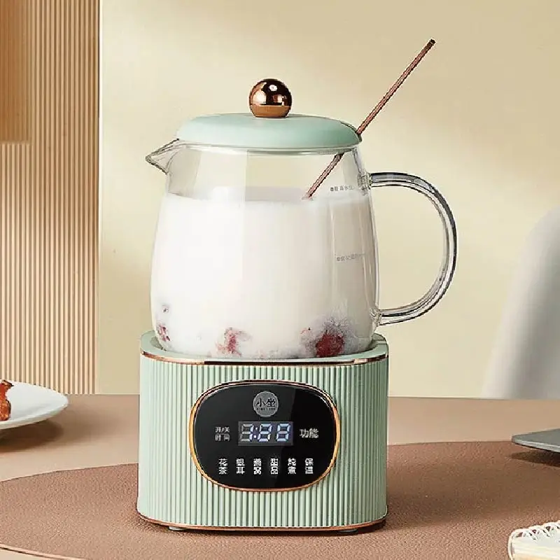 

400ml Smart Health Pot Portable Stew Cup Multi-functional Office Flower Teapot Split Tea Maker Coffee Milk Heater Thermos Cup