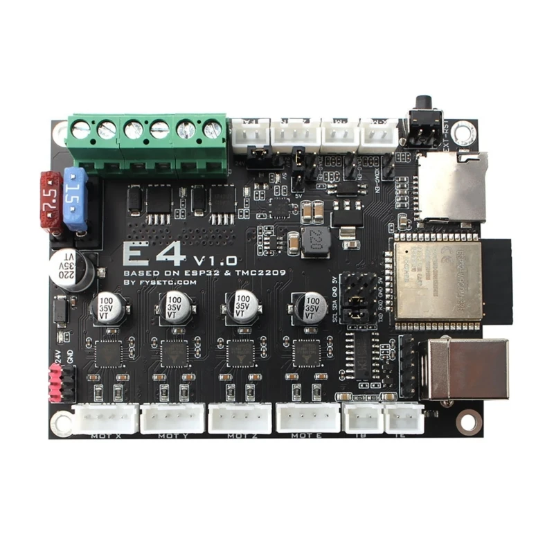 

896F Плата управления 3D-печатью ESP32 Материнская плата с Wi-Fi и 4 шт. TMC2209