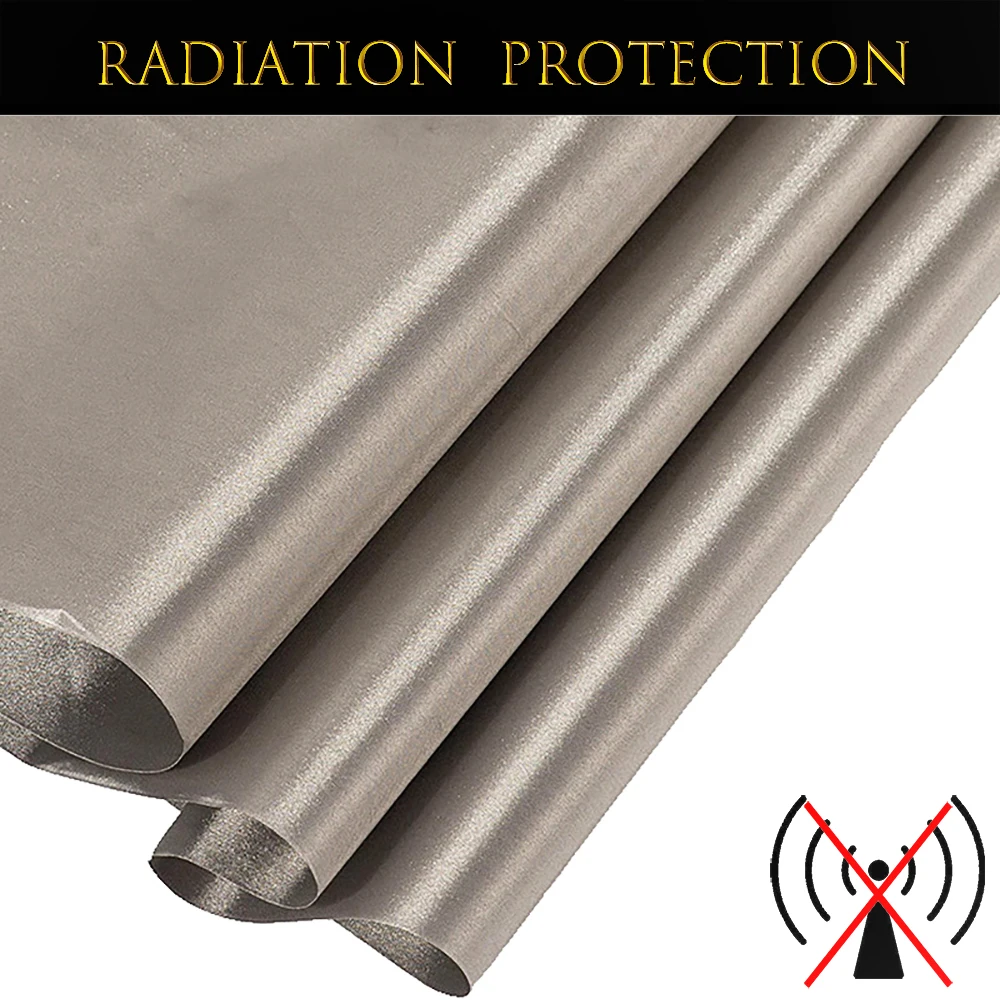 

Military Grade Copper Fabric Reducing EMF EMI RFID Blocking Radiation at 95DB 38GHZ Electro Magnetic Highly Conductive