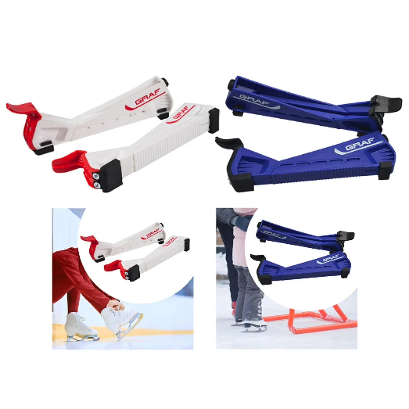 Ice Skate Guards, Adjustable Protector Figure Skate Guards Ice Blade Covers for Skates Hockey Skates Figure