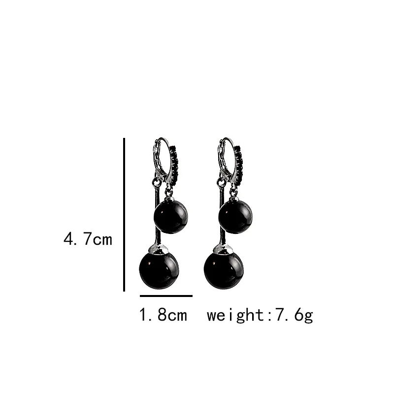 Black Black Drop Earrings | Nordstrom