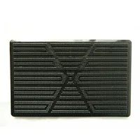 Universal Car Carpet Plate Floor Pad Heel Foot Mat Pedal Patch Cover Black PVC Waterproof Anti-Skid Pad Automobile Accessories 5