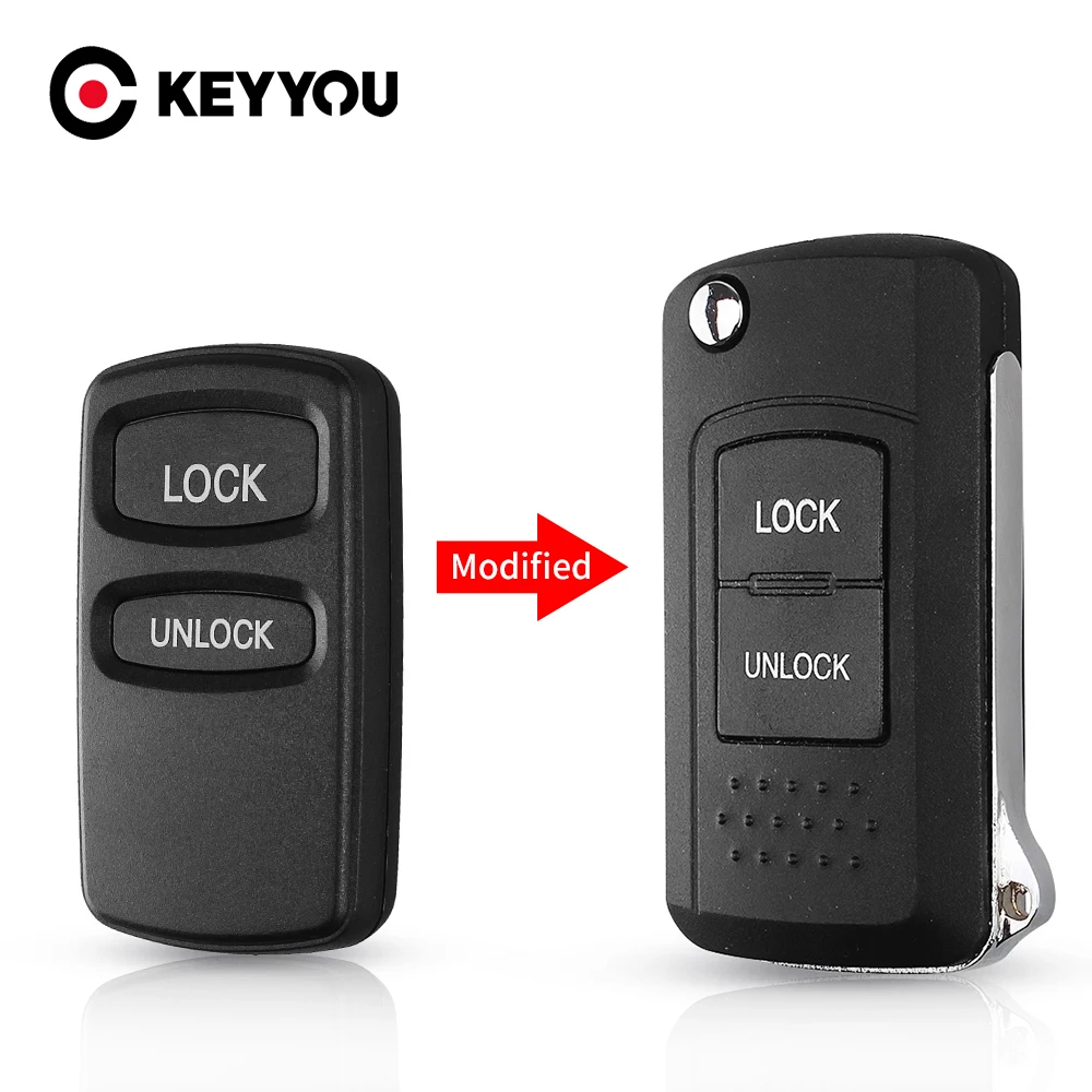 2 Buttons Replacement Modified Car Remote Key Shell Case KEYYOU For Mitsubishi Lancer Outlander Pajero V73 Galant Montero Sport key case car remote key car key car key shell key shell