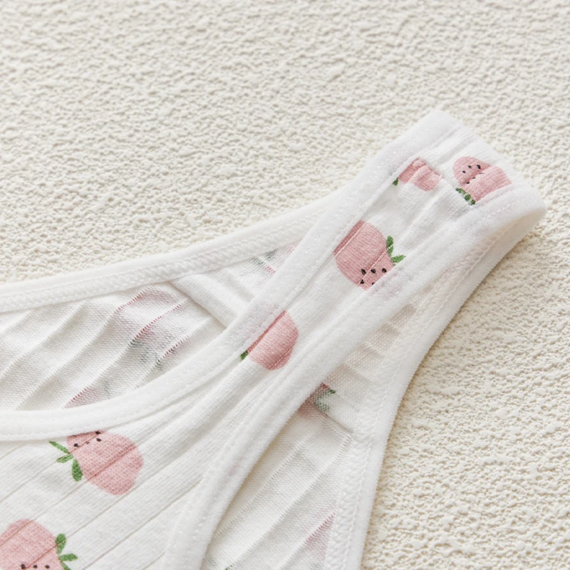 cotton print thong set full view