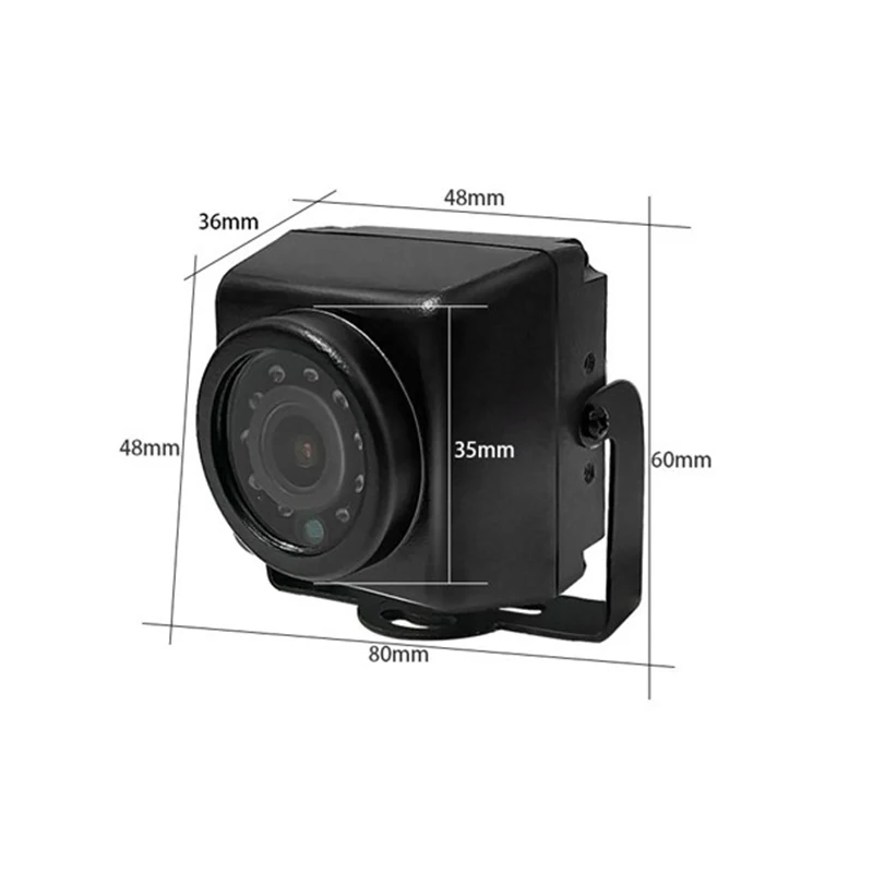 CCTV Aluminum Cover Metal Mini Box Camera Housing Shell Case With 850nm/940nm IR Led Board for CCD AHD IP 38x38mm Camera Module