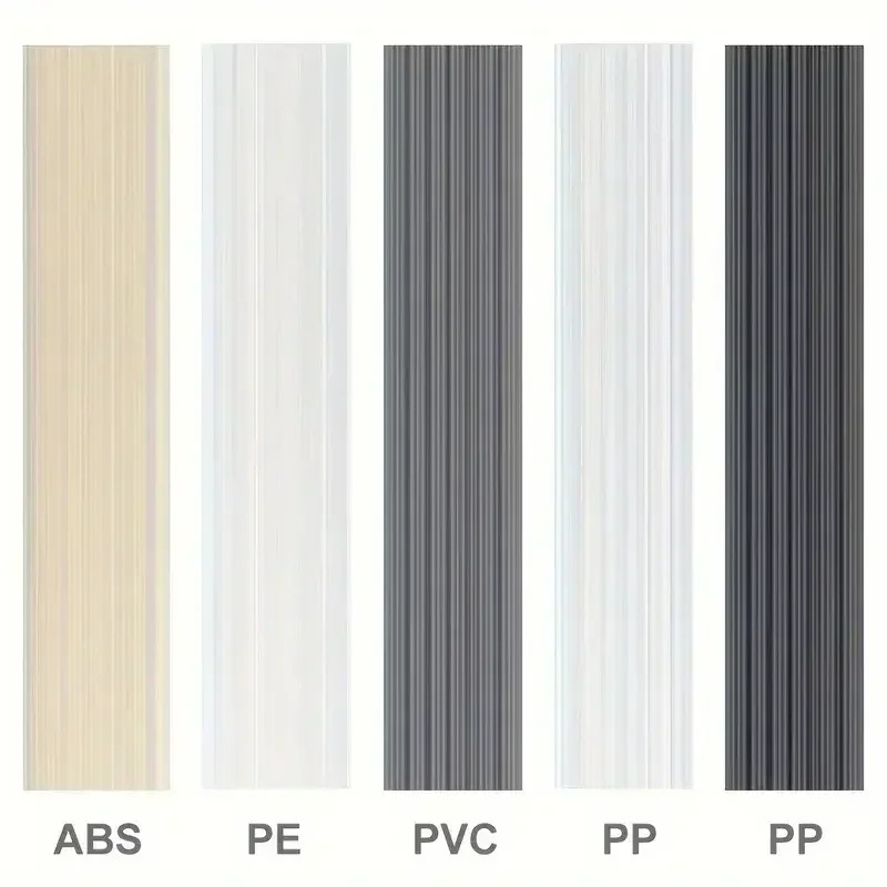 Plastic Welding Rods, 50pcs, PP PE PVC ABS, for Car Bumper Kayak Repair, Car Bumper Repair Electrodes Sticks