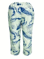 Women Plus Size Woven Spring And Summer Pants - Image 4