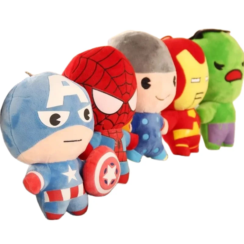 Мстители, искусственное аниме, периферийная версия Q, милая плюшевая кукла, Тор, Железный человек, искусственная кукла, подарок на день рождения для друзей