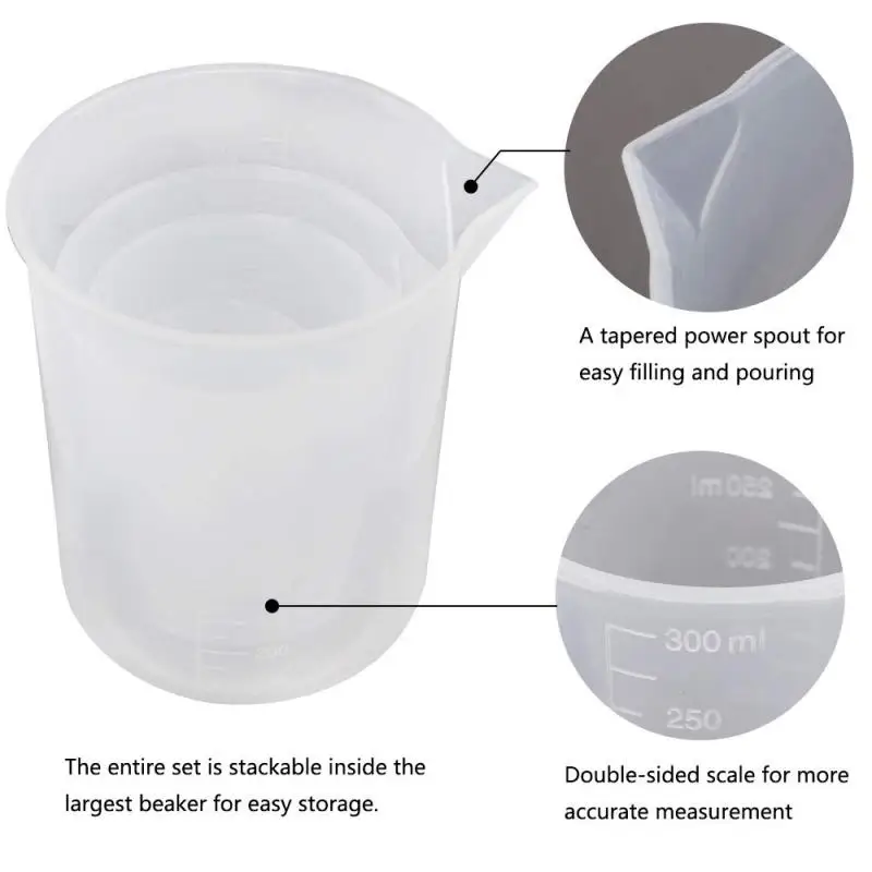 Transparent Plastic Graduated Cylinder