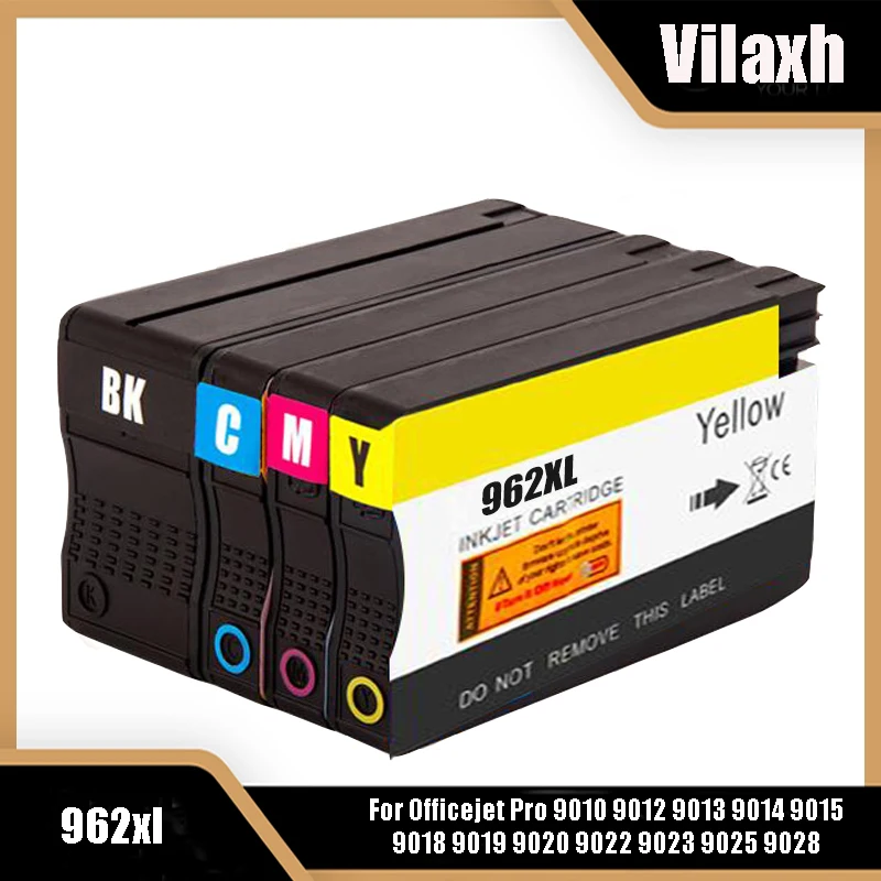

Совместимый чернильный картридж Vilaxh для HP 962 962XL Officejet Pro 9010 9012 9013 9014 9015 9018 9019 9020 9022 9023 9025 9028