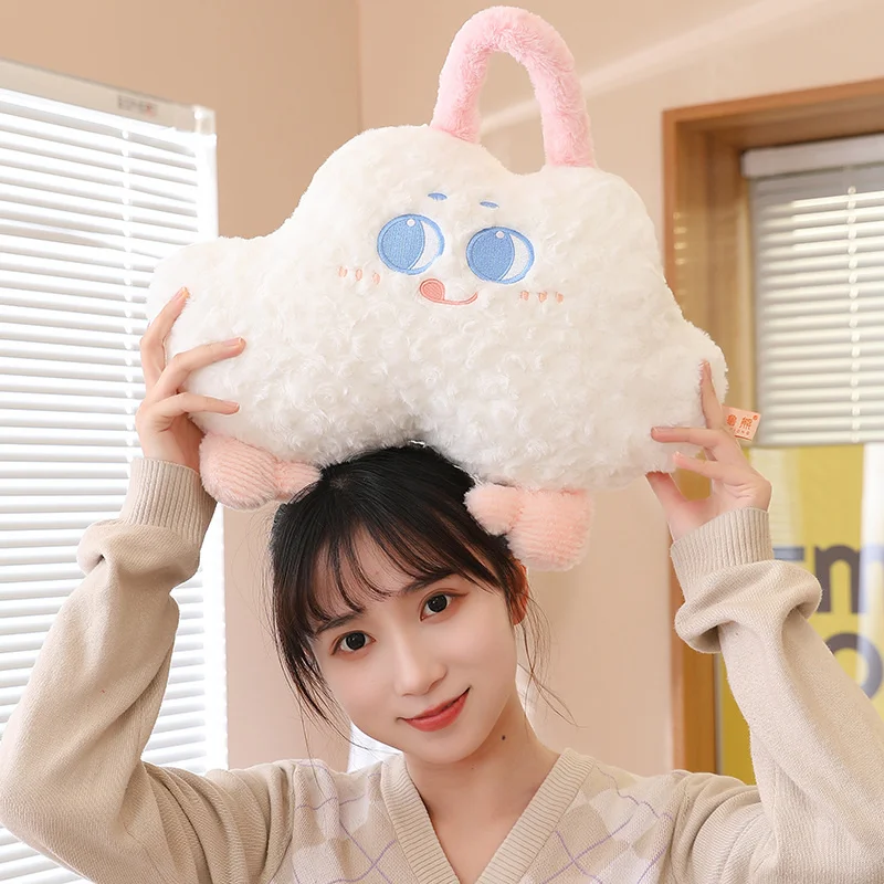 Kawaii Soft Warm Cloud Plush Stuffed Toy Doll Pillow Sofa