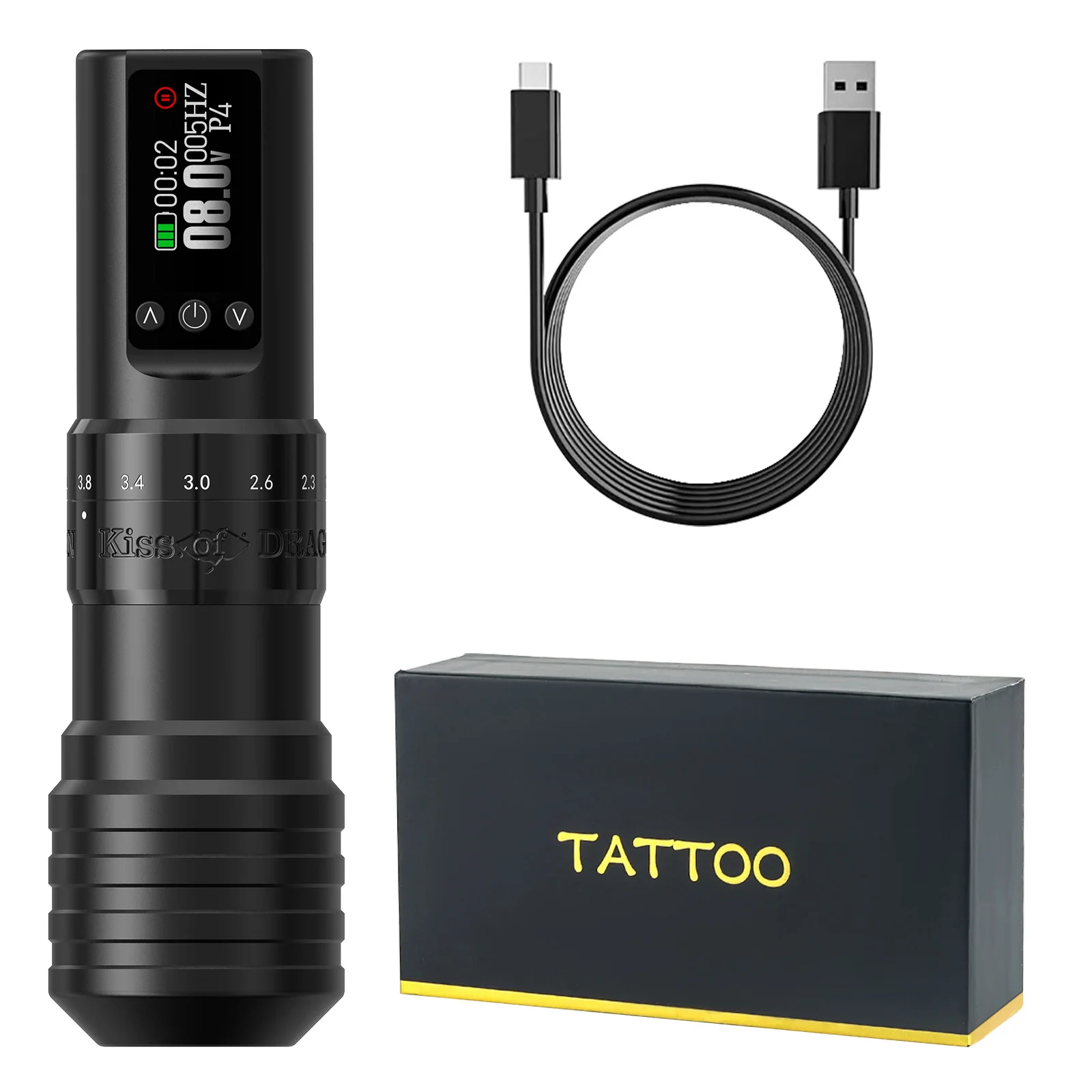 その他 Kiss of dragonTattoomachine 7cghangeable Amazon.com: Tattoo Gun Kit - Kiss of Dragon Tattoo Kit