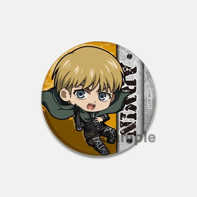 Japanese Anime Attack on Titan Badges Pins Cute Cartoon Figure