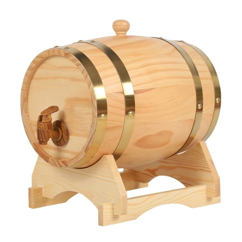 Personalized Handcrafted American Oak Aging Barrel for Whiskey Beer Wine Bourbon Tequila and Rum for Homes wine making tool wine barrel beer making tool