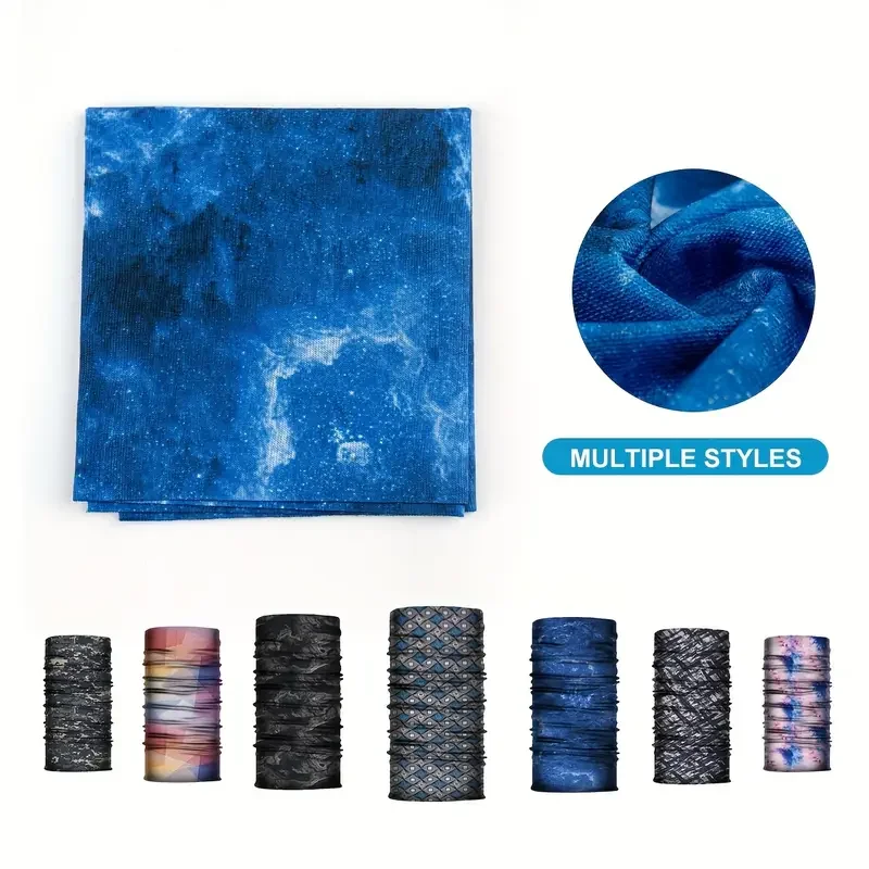 Outdoor Sports Cycling Neck Gaiter, Breathable Sunscreen Headscarf, UV Protection Headband Scarf, Mask Neck Cover For Cycling