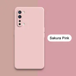 Custodia per telefono in silicone liquido quadrato con protezione a 360°
