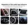 10Pcs 20cm Car Air Conditioner Outlet Decorative U Shape Moulding 5