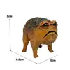 Cute African Rain Frog Decor Funny Toad Model Creative Animal Figurine Office Desktop Ornament Resin Craft Toys 6