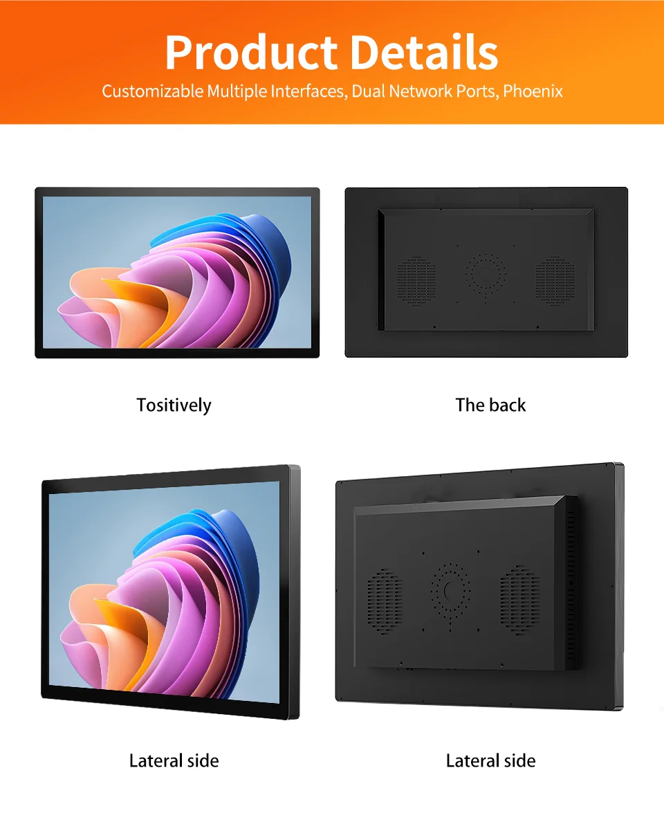 13.3-inch Capacitive Touch Industrial Display Led Touch All in one Computer Scre