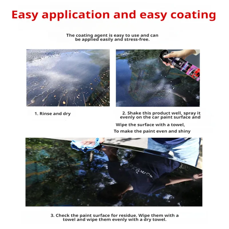 Car nano-coating agent crystallized glass car coating agent water repellent spray wax film car nano-coating water