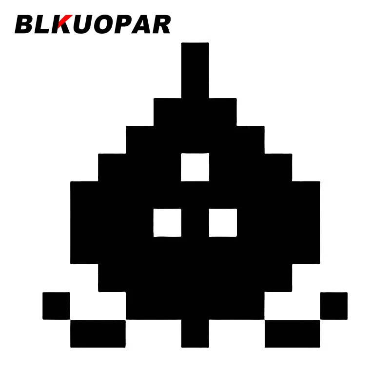 

Стикеры BLKUOPAR Pixel Monster Car, модные наклейки, виниловые автомобильные наклейки Campervan, сноуборд, устойчивые к царапинам, водонепроницаемая доска для серфинга
