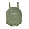 Baby Boy 1st Birthday Outfit One Suspender Romper Bodysuit Corduroy Overalls 1 Year Old Clothes 1