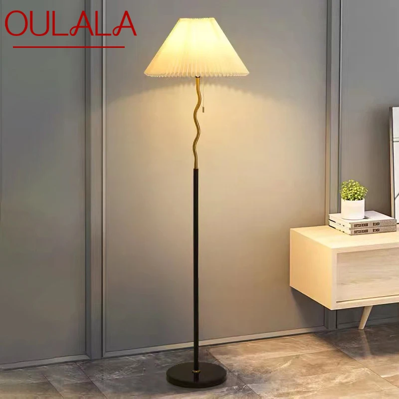 

OULALA Nordic Floor Lamp Fashionable Modern Family Iiving Room Bedroom Originality LED Decorative Standing Light