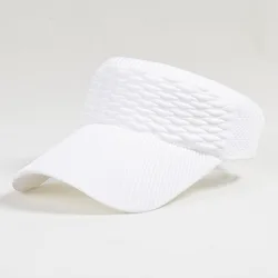 Elegant Women's Wide Brim Sun Hat - Summer UV Protection & Breathable Design - 56-59cm (White)