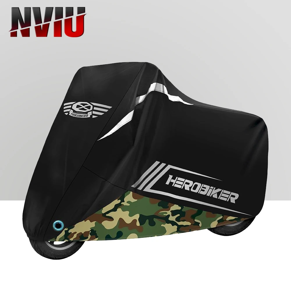 

Waterproof Motorcycle Cover Universal Outdoor Uv Protector Funda Moto Outdoor Rain For Scooter Bicycle Uv Dustproof Cover