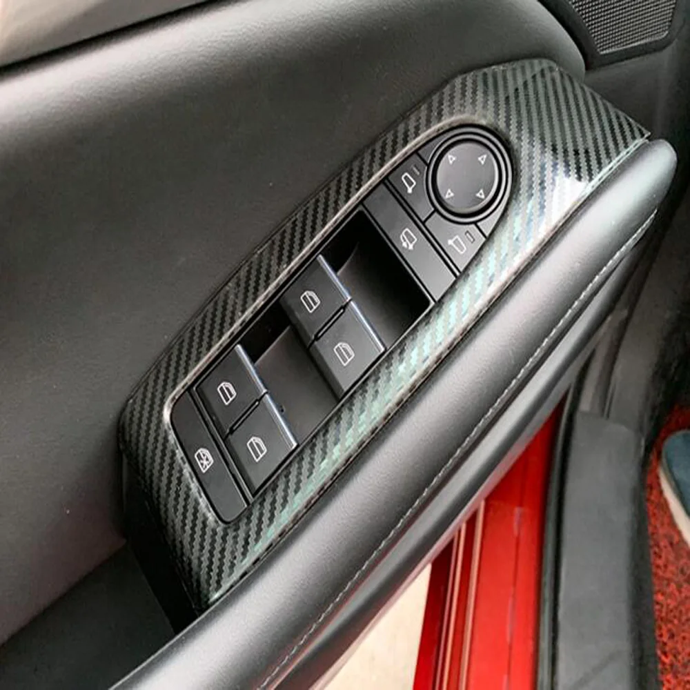 

RHD LHD для Mazda Cx-30 Cx30 2020-2023 внутренняя дверная ручка из нержавеющей стали крышка переключателя оконного переключателя отделка Пленка Наклейки автостайлинг