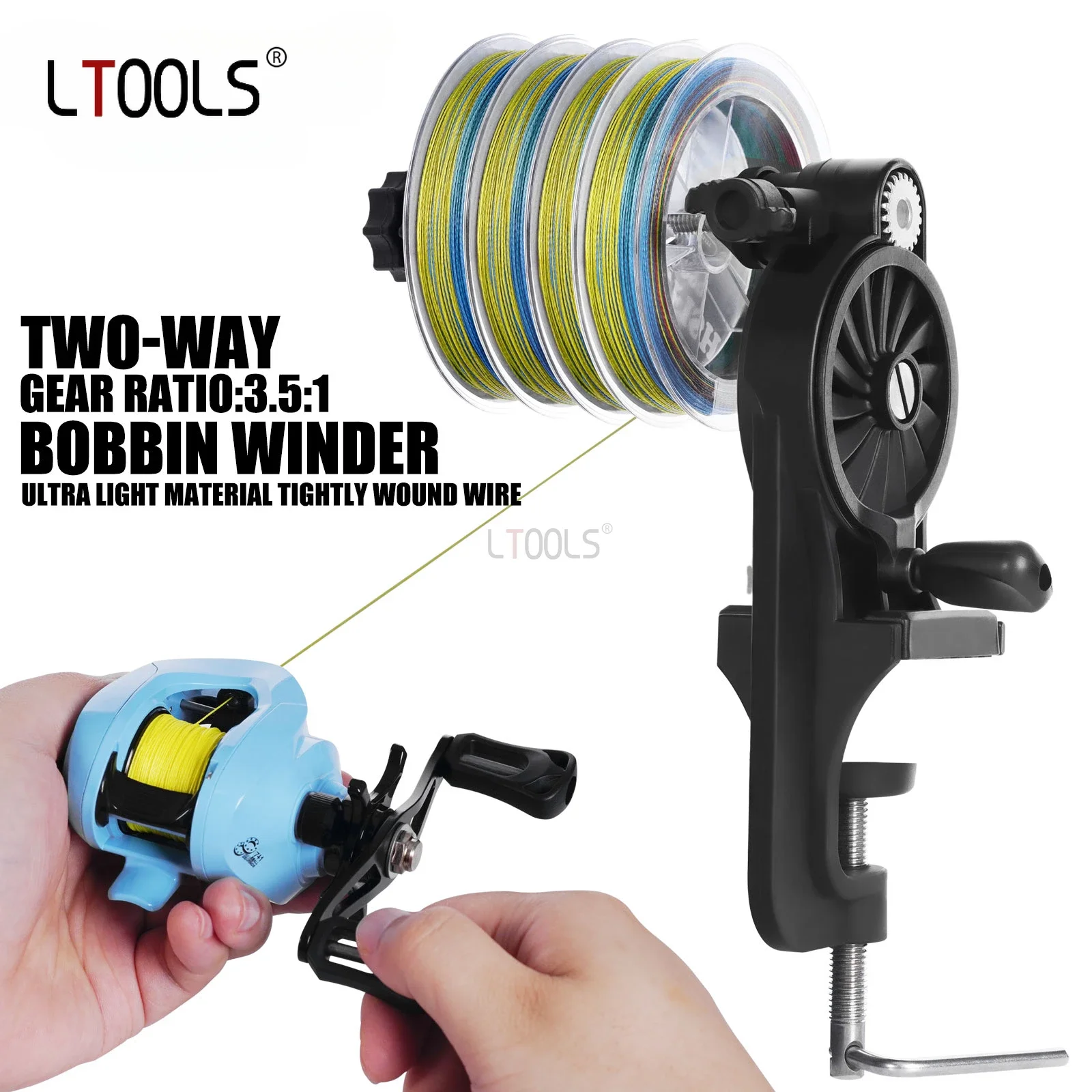 New Fishing Line Spooler for Baitcasting Spinning Reel Portable Fishing Line  Winder Machine Reel Spooler Fishing Tackle Tools - AliExpress