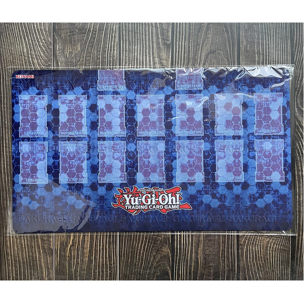 Yu-Gi-Oh Blue Classic Oldschool Style Card Pad Tappetino Personalizzato Ygo Mat Kmc Tcg Yugioh Mat-332