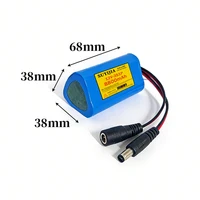 Batterie au lithium rechargeable 12V 8800mAh 3S1P, nouvelle batterie 18650 avec BMS intégré, adaptée aux outils électriques et aux jouets électriques 2