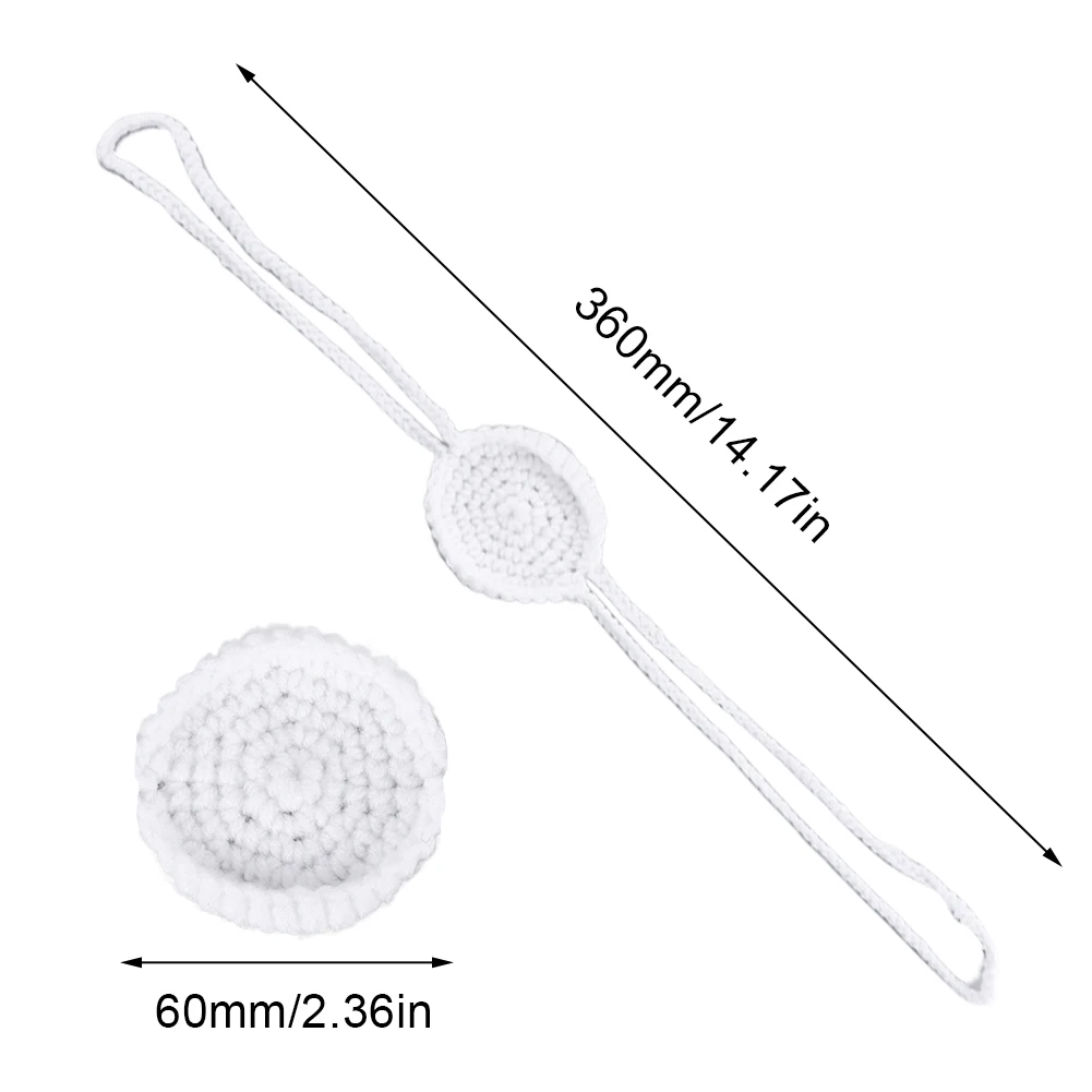 Crochet Nose Cover Nose Warmer Anti Dust Handmade Mitten Windproof Guard Breathable for Outdoor Frost Protection