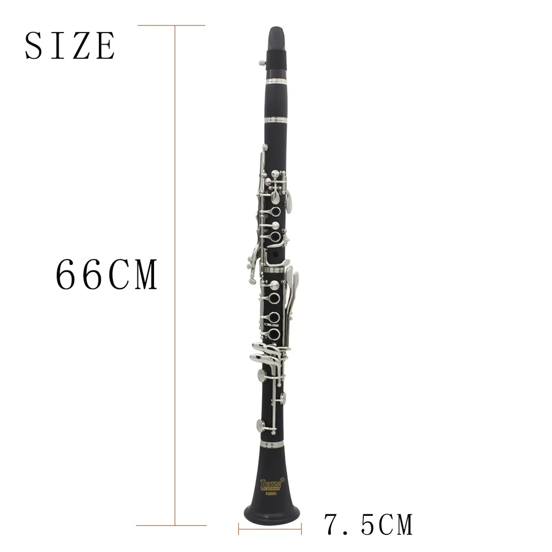 Bb Clarinet 17 Keys Bakelite Wooden Clarinette Grenadilla Professional Woodwind Instrument With Box Accessories Parts IRIN