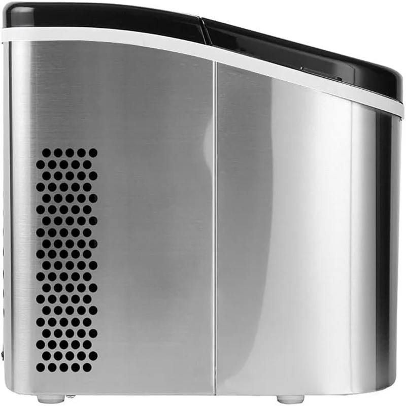 Small Home Portable RV Outdoor Party Camping Stainless Steel Ice Maker Machine
