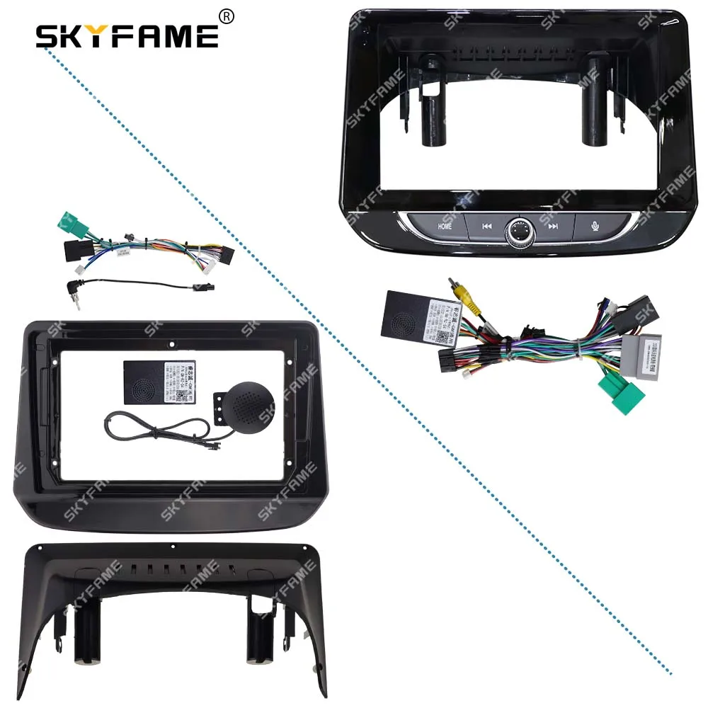 Skyfame Car Frame Fascia Adapter Canbus Box Android Radio Dash Fitting Panel Kit Per Chevrolet Tracker 4 Orlando Onix Cavalier