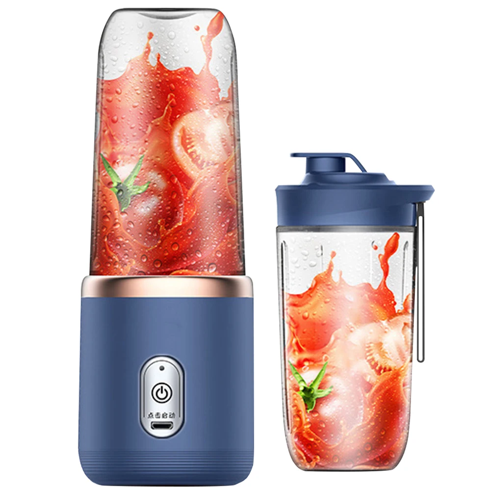 Fruit Shakes Juicer Mixer Portable Juicer Cup USB Rechargeable 400ML Automatic Small Electric Juicer Wireless Smoothie Blender 2