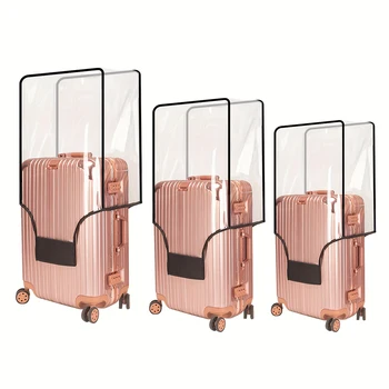 Protezioni per valigia trasparenti Protezioni per bagagli Impermeabili antiurto Addensate Durevoli Protezione per valigia Accessorio da viaggio