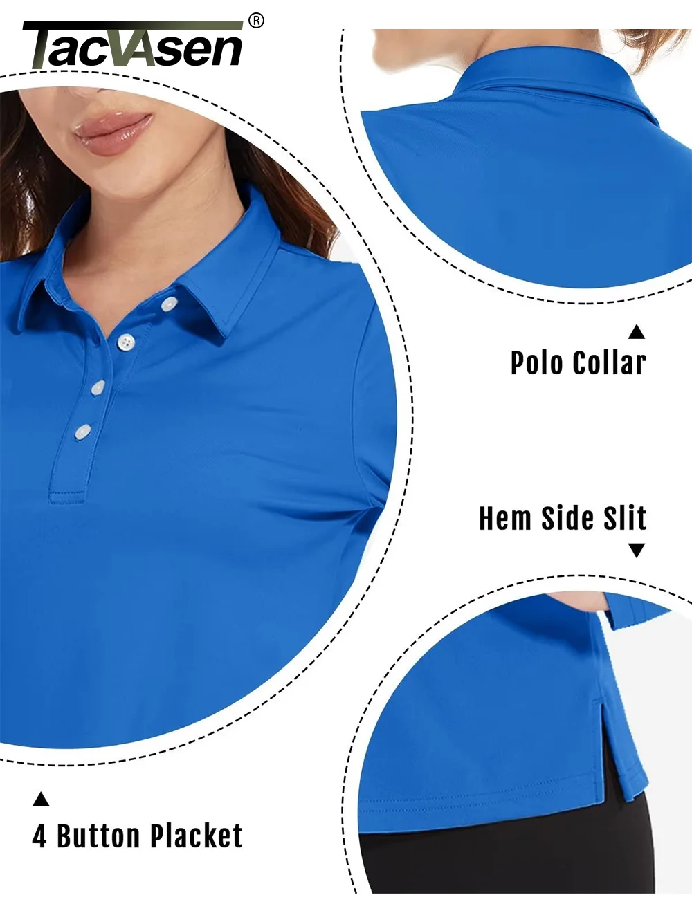 Women’s UPF 50+ Polo Shirt 4