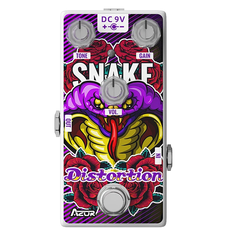 

AZOR Guitar Pedal Effect AP-506 12 Zodiac Series Snake Distortion Guitar Accessories
