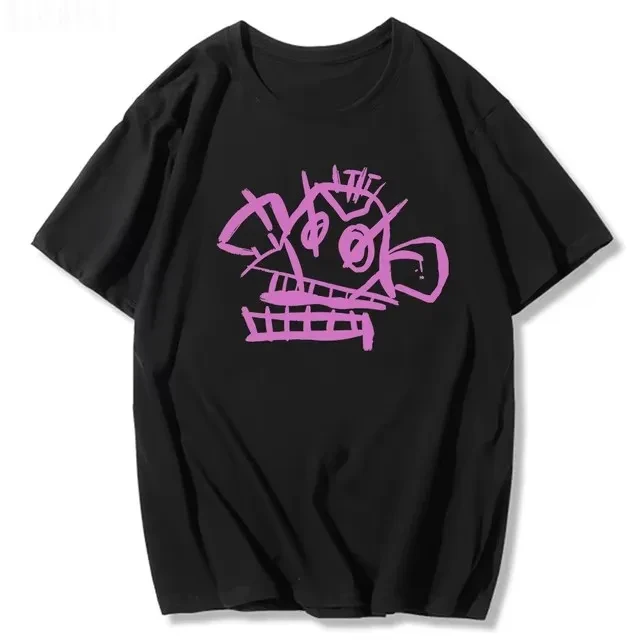 Jinx Arcane Monkey T Shirt Anime Cosplay Tees Women Men Grunge Aesthetic Short Sleeve High Quality Cotton EU Size Streetwear 4