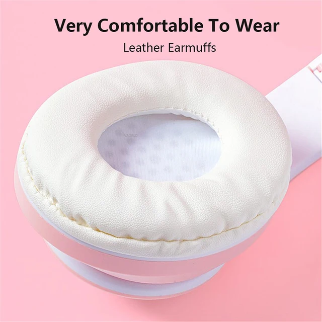 ecouteur Bluetooth Cat Ear pour enfants, lumière LED, flash stéréo – Image 6