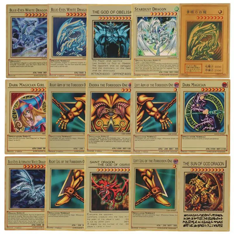 Yu-Gi-Oh! Fundas Para Tarjetas De Los Dioses Egipcios – Set Slifer, Obelisco Y Ra (50 Fundas)