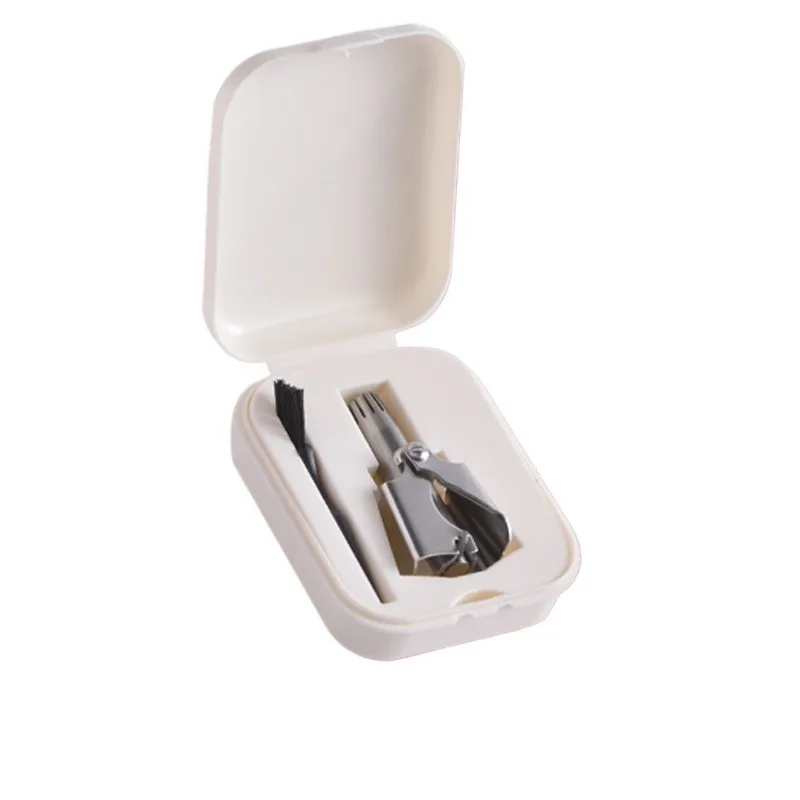 Washable Portable Ear Hair Trimmer Cleaning Without Rusting Painless Nose Hair Removal Men'S Portable Electric Shaver Low Noise