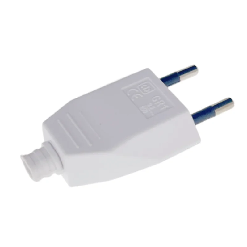 Electrical Socket Power Socket Power Cord Power Plug Adapter Black White 2.5A EU Wiring Plug Socket Extension Power Cable Connector Female Male 2 Pole EU Power Cord Electric Plug Converter