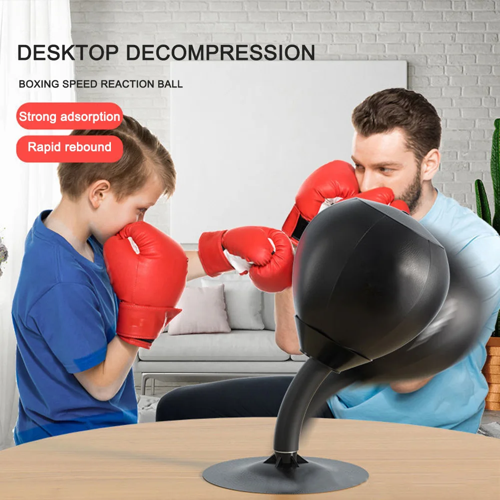 Boxing Speed Ball Fighting Speed Ball Children Adults Table Boxing Punch Ball Sucker Stress Relief Toys for Muay Thai Sports Equipment Funny Gifts